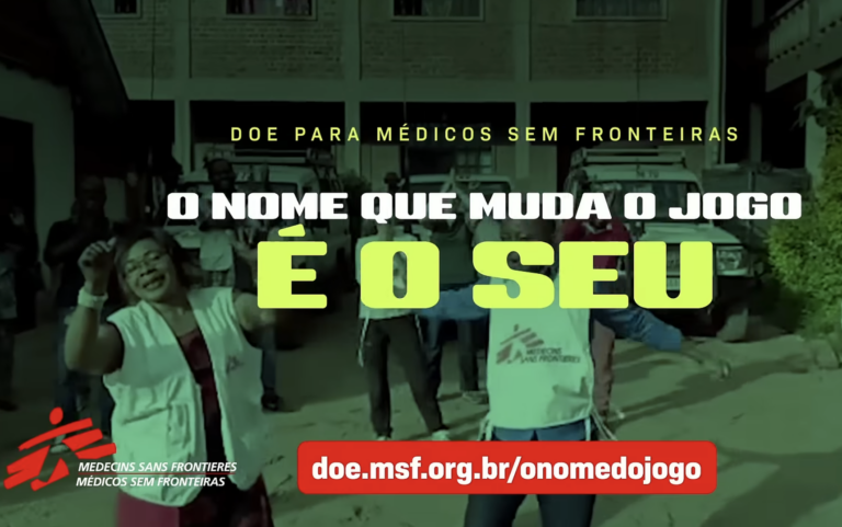 Médicos Sem Fronteiras lança campanha de Copa