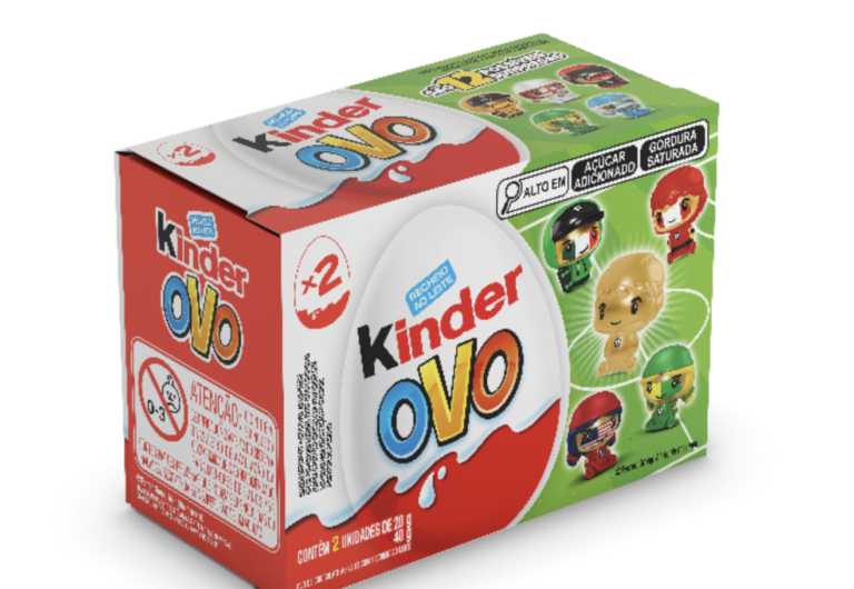 Kinder Ovo entra no clima da torcida com coleção exclusiva