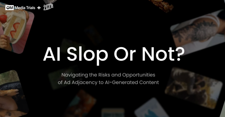 Zefr e OM Media Trials divulgam “AI Slop ou não?”