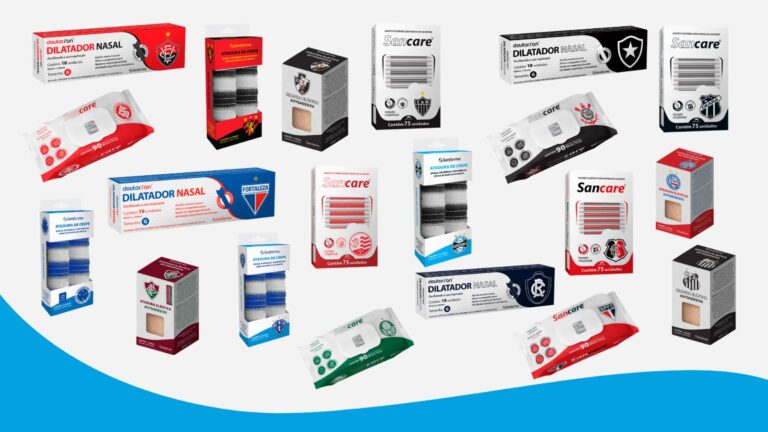 Sanfarma leva paixão pelo futebol para cuidados pessoais