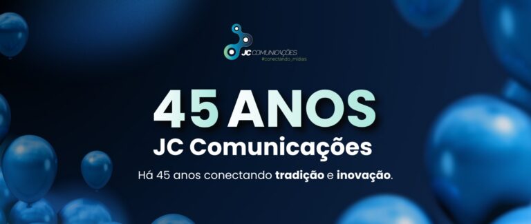 JC Comunicações celebra 45 anos