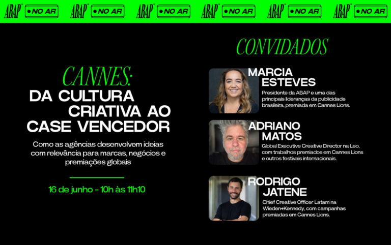 ABAP promove webinar dedicado ao Festival de Cannes
