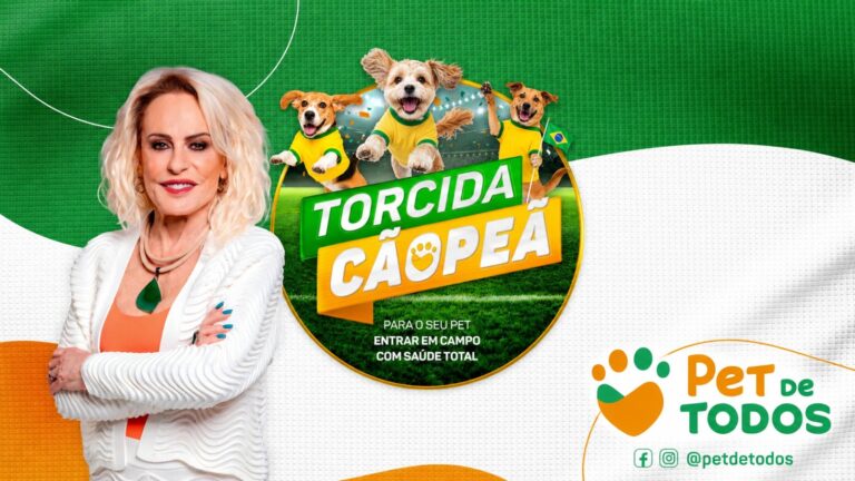 Pet de TODOS lança a campanha ‘Torcida CãoPeã’