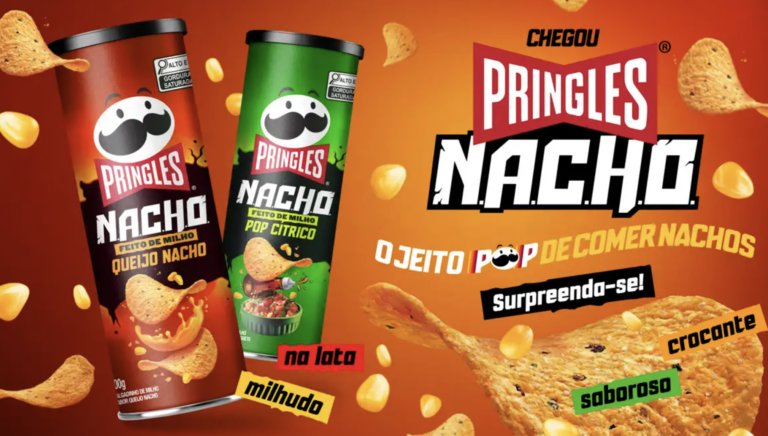 Pringles apresenta a nova linha Pringles Nacho