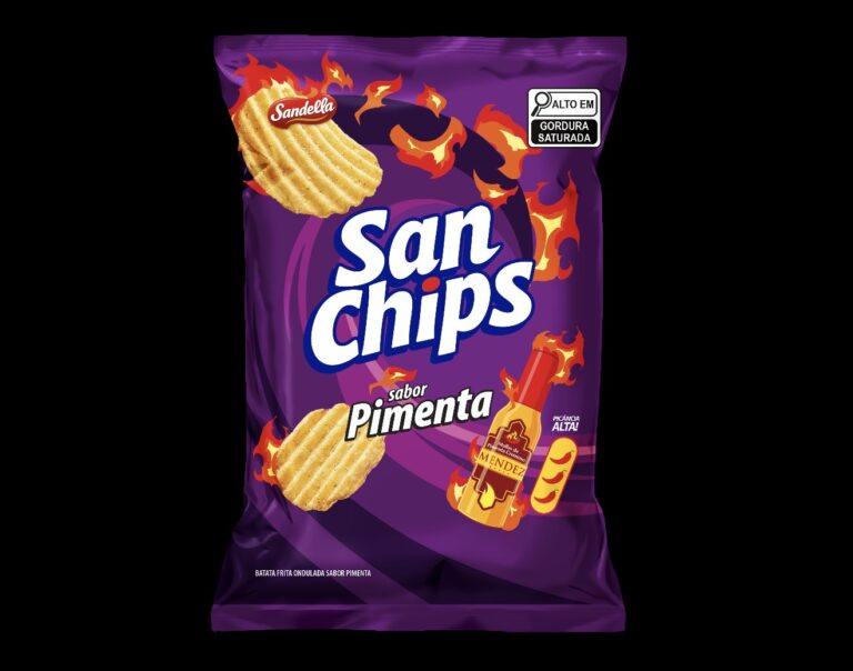 SanChips lança sabor exclusivo de pimenta