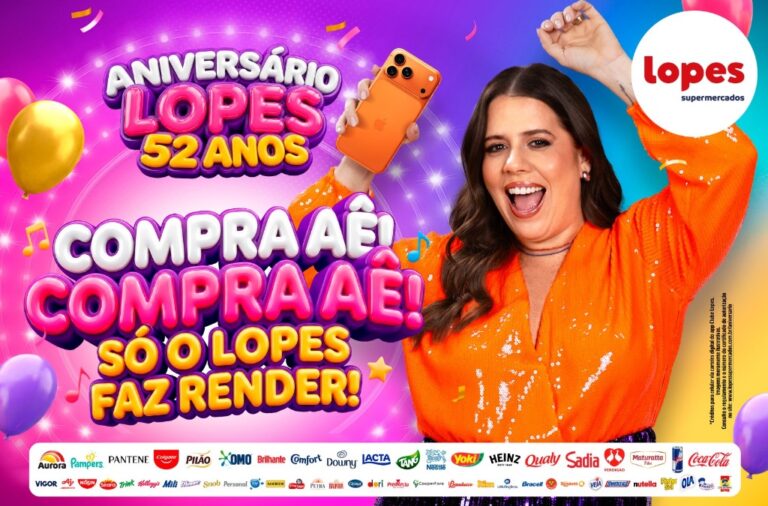 Lopes Supermercados comemora 52 anos