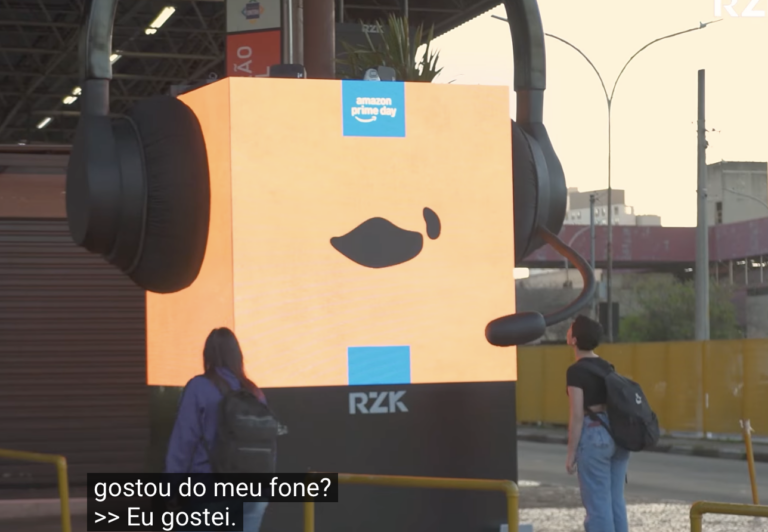 Amazon promove ação com Cubo da RZK Digital