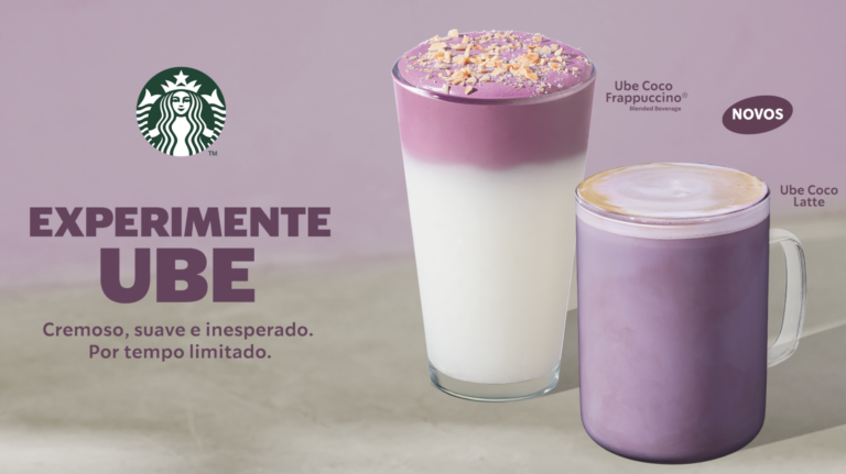 Ube chega ao menu da Starbucks Brasil