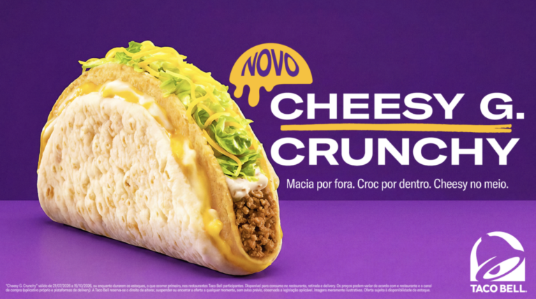 Taco Bell lança Cheesy G. Crunchy