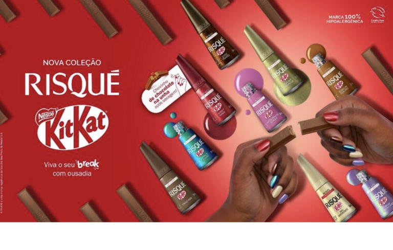 Risqué lança coleção em parceria com KitKat