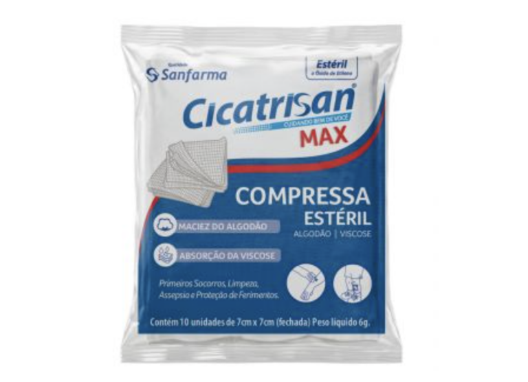 Sanfarma amplia linha Cicatrisan com novas compressas