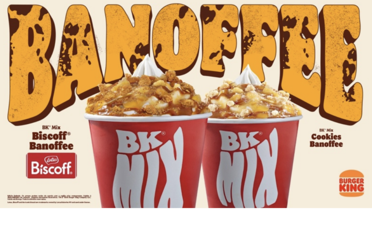 Burger King lança linha inspirada na Banoffee
