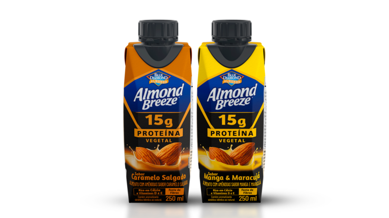 Almond Breeze lança bebida vegetal com 15g de proteína
