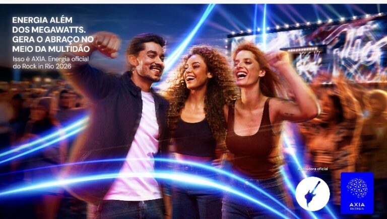 AXIA Energia vai além dos megawatts em campanha para o Rock in Rio Brasil