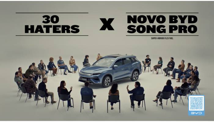 BYD enfrenta “haters” para anunciar novo Song Pro Flex