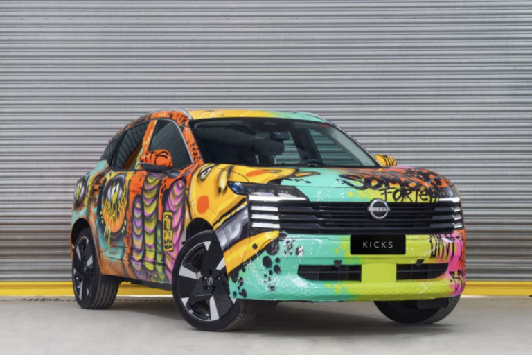 Nissan Kicks versão Exclusive recebe pintura de Tico Canato