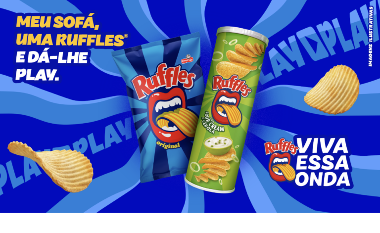 RUFFLES invade as telas e convida público a “dar o play”