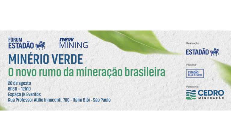 Fórum Estadão New Mining debate protagonismo do Brasil
