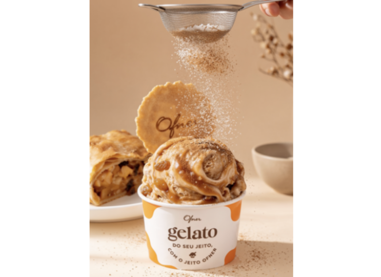 Ofner transforma Apfelstrudel em gelato artesanal