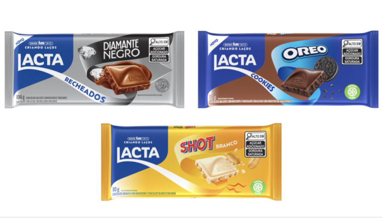 Lacta anuncia três novas barras de chocolate