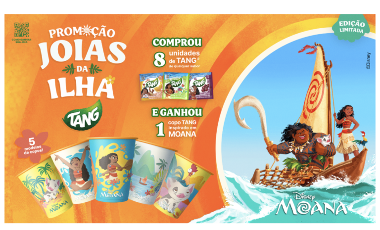 Tang promove linha especial inspirada em Moana