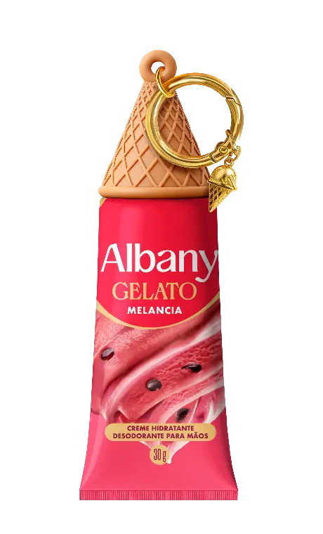 Albany expande linha Gelato com cremes para as mãos