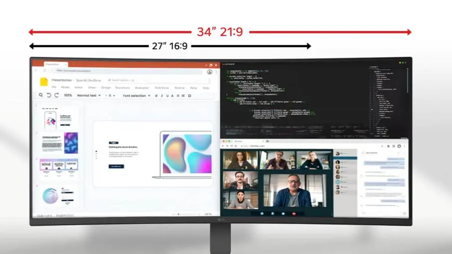 LG lança monitor UltraWide 34U620B-B curvo de 34 polegadas