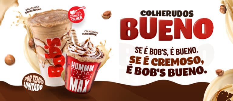 Bob’s lança versões de Colherudos com creme Bueno