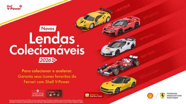 Shell e Ferrari retomam Lendas Colecionáveis