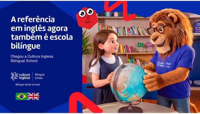 Cultura Inglesa ganha universo lúdico em campanha assinada pela Greenz