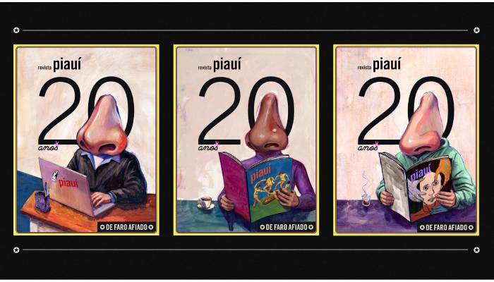 Revista Piauí celebra 20 anos de história e “faro afiado” com campanha