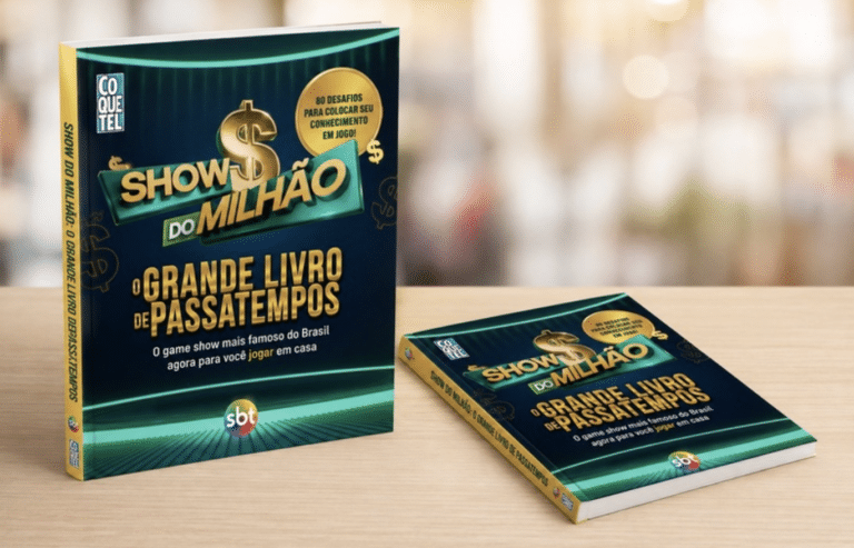 SBT lança livro de passatempos inspirado no Show do Milhão