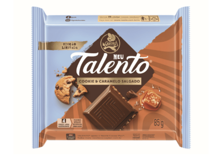 Talento lança sabor Cookies & Caramelo Salgado