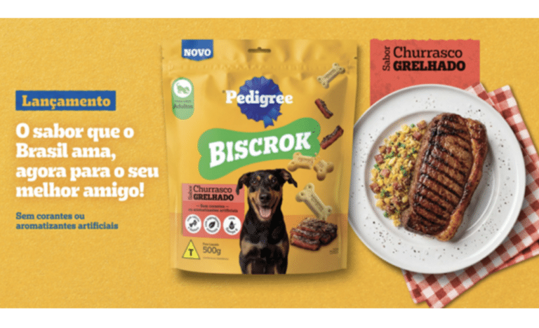 PEDIGREE amplia linha Biscrok com sabor Churrasco