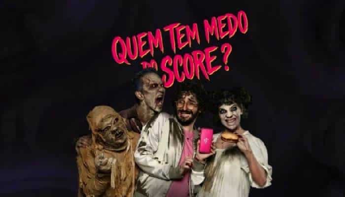 Serasa e BK dão sanduíche para quem tiver coragem de encarar Score no Halloween